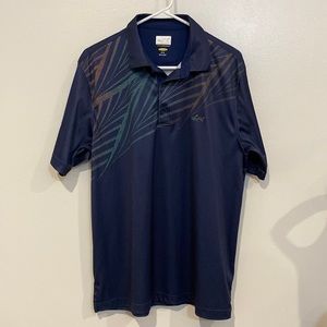 Greg Norman blue golf polo Mens size medium